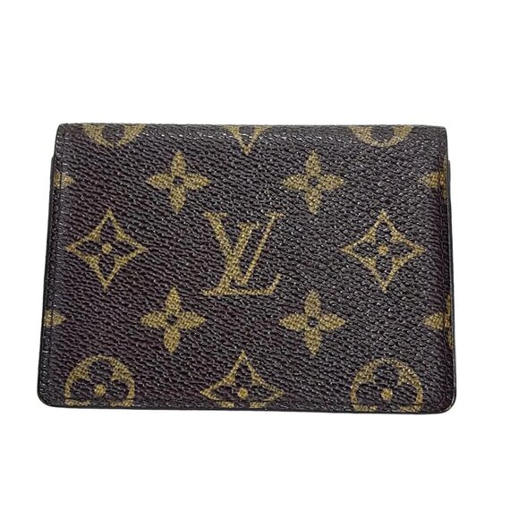LOUIS VUITTON Porte 2 Cartes Vertical Monogram -  Pass Holder 124-082625 - Picture 1 of 4